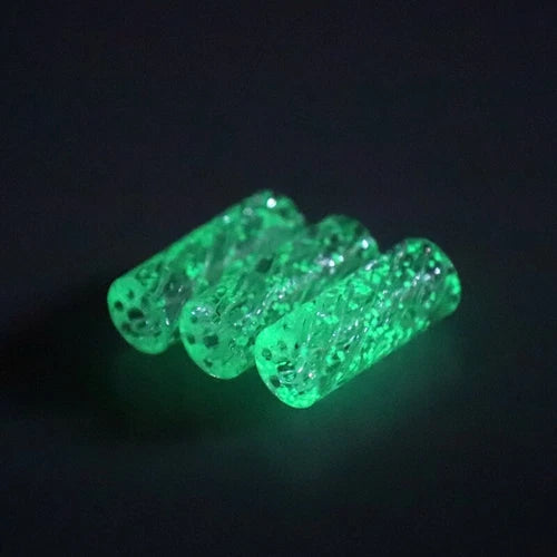 2Pcs/box D12H30Mm 7 Holes Glow In Dark Effec Glass Filter Tips 07FC0E-D4 - KOEEK
