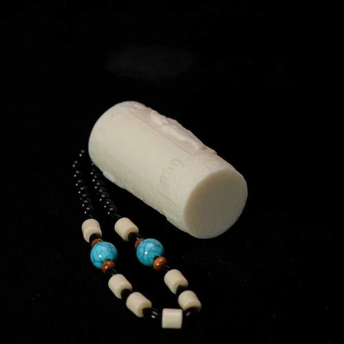 Handcrafted Classic Pendant Chinese Carved Hanging Ornament 07FC0E-D4 - KOEEK