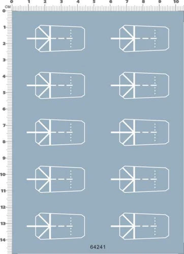 1/700 Scale Military Helicopter Deck Markings Model Kit Water Slide Decal 07FC0E-D4 - KOEEK