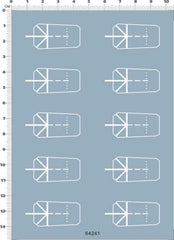 1/700 Scale Military Helicopter Deck Markings Model Kit Water Slide Decal 07FC0E-D4 - KOEEK