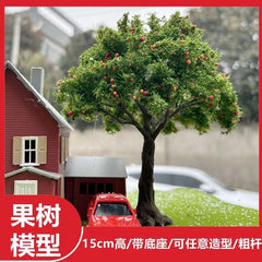 Miniature Fruit Tree Model Wire Trunk Landscape Diorama Scenery Craft Material 07FC0E-D4 - KOEEK