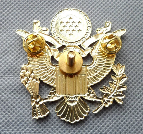 WWII US ARMY OFFICER CAP EAGLE BADGE INSIGNIA HAT 07FC0E-D4 - KOEEK