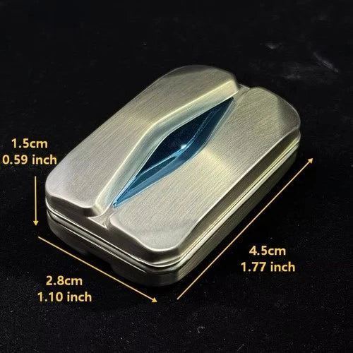 Future Eyes EDC Fidget Slider Zinc Alloy Fidget Toy Unlimited Push Haptic Slider 07FC0E-D4 - KOEEK