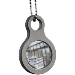 EDC Titanium Alloy Magnifier Glass Convex Lens Outdoor Portable Multi Tool 07FC0E-D4 - KOEEK