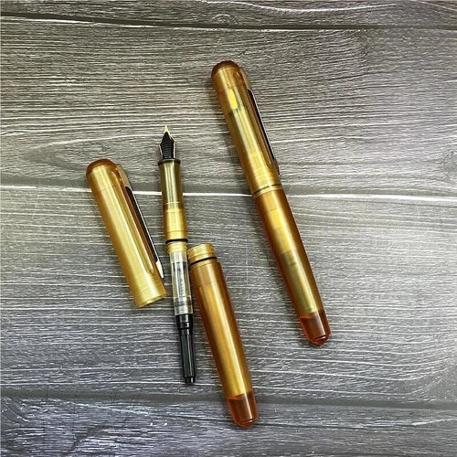 Ultem PEI Titanium Alloy Fountain Pen 0.5mm Schmidt Nib Pocket Signature Pen EDC 07FC0E-D4 - KOEEK
