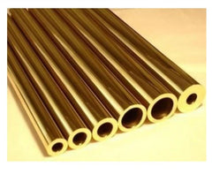 2 Pieces Brass Tube Brass Pipe 10cm 4" Length Knife Handle Pins Rivets Screws 07FC0E-D4 - KOEEK