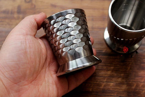 Pure Titanium Drink Water Coffee Beer Tea Cup Mug Tumbler Drink Cup 07FC0E-D4 - KOEEK