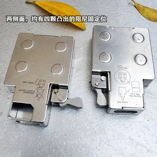 EDC Stainless Steel Insert Portable Candy Chewing Medicine Box Storage Tool 07FC0E-D4 - KOEEK