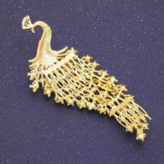 Chinese Style Bride Headpiece Wedding Hair Accessory Red Phoenix Headdress 07FC0E-D4 - KOEEK