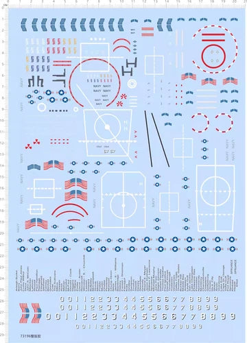 1/350 USN USS Ford-class aircraft carriers CVN-21 Modern Ship 62074U Water Decal 07FC0E-D4 - KOEEK