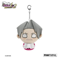Official  Ace Attorney Miles Edgeworth (Damage Version) Plush Keychain 07FC0E-D4 - KOEEK