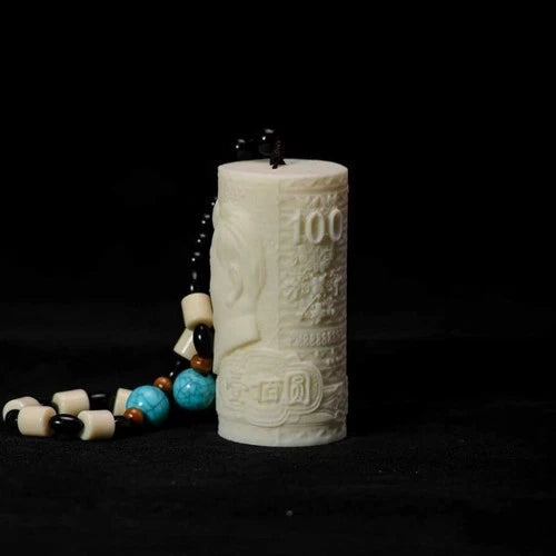 Handcrafted Classic Pendant Chinese Carved Hanging Ornament 07FC0E-D4 - KOEEK