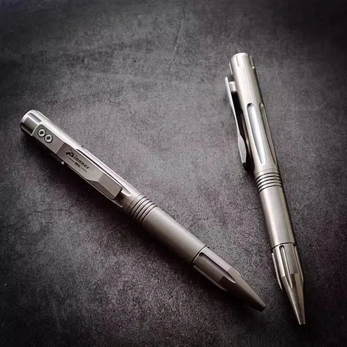 1PC Titanium Ballpoint Pen EDC Pocket Pen Office Business Writing Signature Gift 07FC0E-D4 - KOEEK