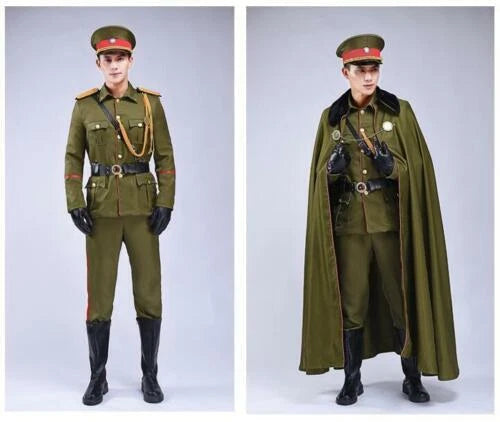 Male Military Army Cosplay Uniform Costume Outfits Party Full Suit Sets 07FC0E-D4 - KOEEK