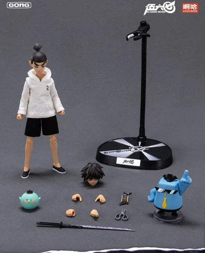 in Stock GONG ANIME SCISSOR SEVEN WU LIUQI 1/8 ARTICULATED FIGURE TOYS 07FC0E-D4 - KOEEK