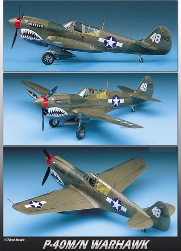 Detail Up 1/72 WWII Curtiss P-40 Fighter P-40M/N Warhawk Model Water Slide Decal 07FC0E-D4 - KOEEK