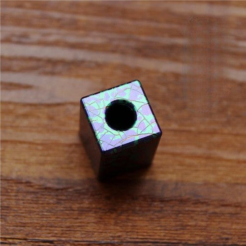 Titanium Alloy Knife Lanyard Bead Cubic Paracord Pendant Multicolor Zip Pull EDC 07FC0E-D4 - KOEEK