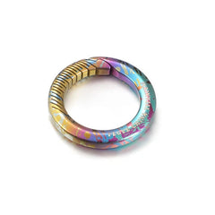 HotMulticolor Titanium Alloy Circle Carabiner Keychain Clip CarabinerClipEDCGift 07FC0E-D4 - KOEEK