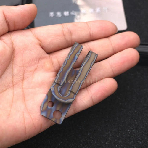 MG Titanium TC4 Money Clip Key Chain Wrench Screwdriver Multi EDC Tools MG-MC8F MG - KOEEK