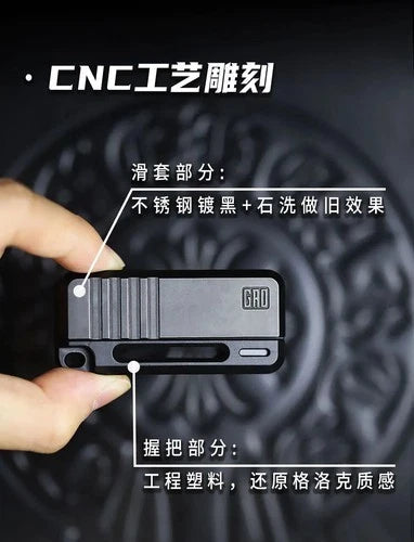 EDC Stainless Steel PC Push Slider Mechanical Intensive Decompression Toys Tools 07FC0E-D4 - KOEEK