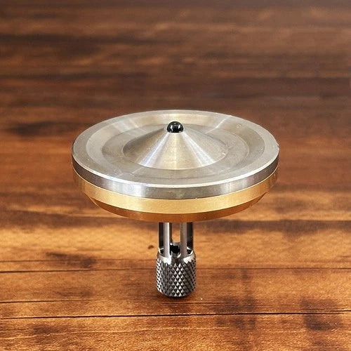 Titanium Brass Spinning Top Desktop Spinner Gyro Fidget Toy Glow in the Dark EDC 07FC0E-D4 - KOEEK