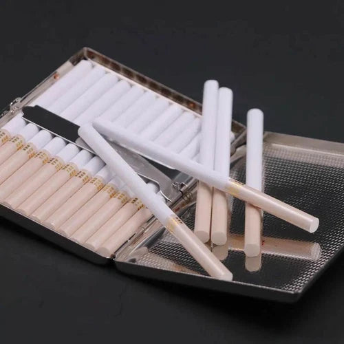 Hot EDC Ultra Thin & Long Cigarette Box Stainless Steel Can Hold 10PCs 07FC0E-D4 - KOEEK