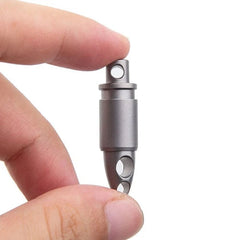 Titanium Insert Buckle Gimbal Ring Portable Double Keychain Tool Pendant EDC 07FC0E-D4 - KOEEK