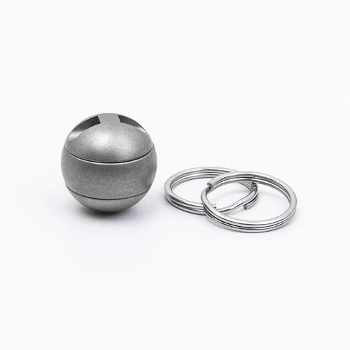 HotEDC 360 Degree Rotation Titanium Alloy Gimbal Keychain W Key Ring CarKeychain 07FC0E-D4 - KOEEK