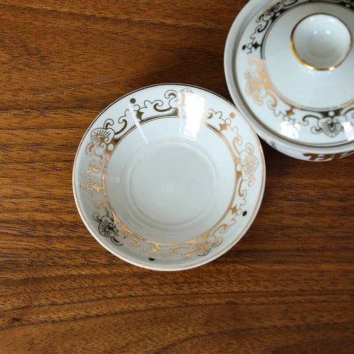 Chinese Ceramics Teacup Buddha Hall Ornaments Home Bogu Frame Feng Shui 07FC0E-D4 - KOEEK