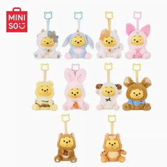 MINISO Winnie The Pooh Naughty Party Plush Vinyl Toy Blind Box Figure Confirmed MINISO - KOEEK