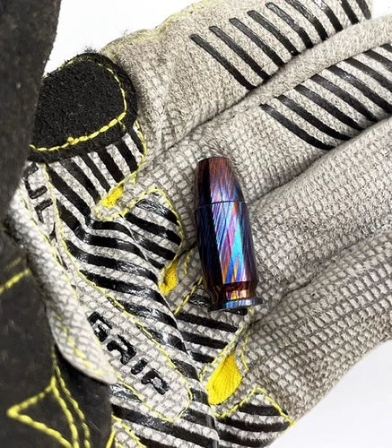 EDC Titanium Damascus Parachute Cord Cool DIY Bead Necklace Pendant Lanyard Tool 07FC0E-D4 - KOEEK
