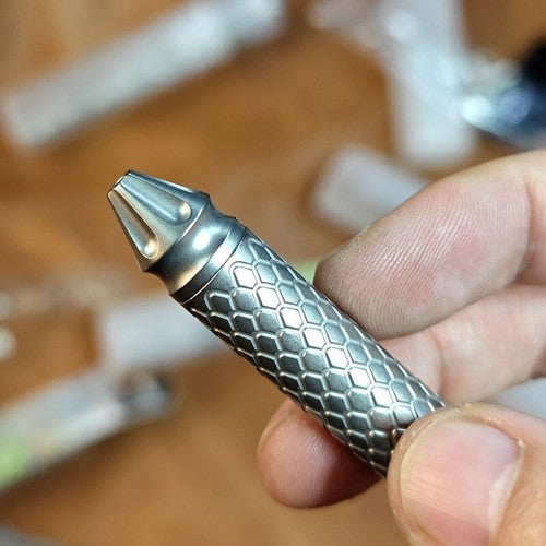 TC4 Titanium Pocket Ball Pen Signature Witing Pen Outdoor Portable EDC Tool Pen 07FC0E-D4 - KOEEK