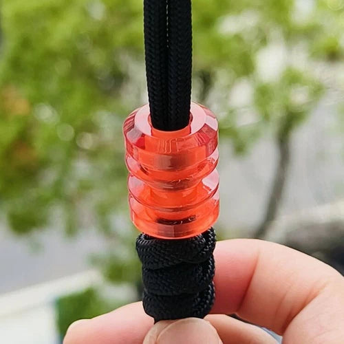 Resin Knife Lanyard Bead Necklace Paracord Pendant Bracelet Bead Charm DIY EDC 07FC0E-D4 - KOEEK
