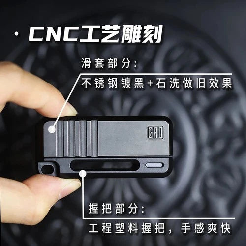 EDC Stainless Steel PC Push Slider Mechanical Intensive Decompression Toys Tools 07FC0E-D4 - KOEEK