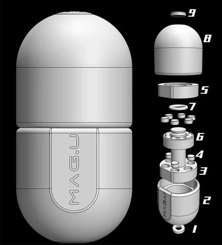Haptic Stress Relief Toy Magnetic Capsules EDC Fidget Spinner Adult Fidget Toys 07FC0E-D4 - KOEEK