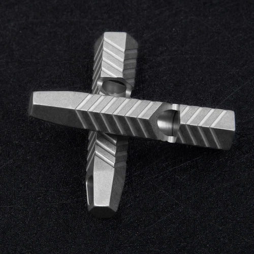 Hot Titanium Alloy Portable Keychain Treble Whistle Pendant Outdoor Survival EDC 07FC0E-D4 - KOEEK