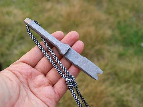 CNC TC4 Pry Bar Crowbar EDC Bottle Opener Cutter Pocket Outdoor Multi Tools 07FC0E-D4 - KOEEK