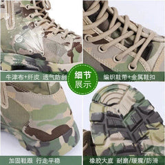2023 Men's Boots Lace Up Outdoor Shoes Camo Tactical Boots HOT 07FC0E-D4 - KOEEK