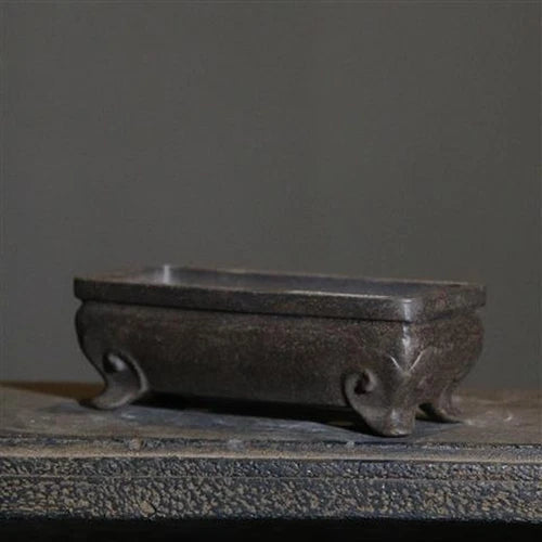 4.8" inch Purple Sand Bonsai Pot Mini Desktop Plant Succulent Flowerpot 07FC0E-D4 - KOEEK