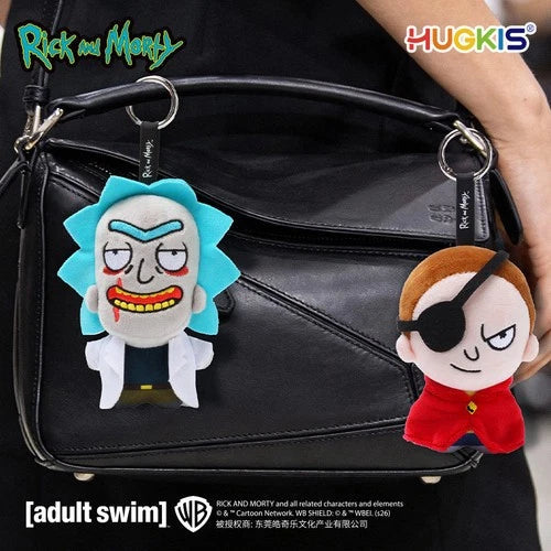 HUGKIS Rick and Morty Evil Series Plush Keychain Doll Toy 07FC0E-D4 - KOEEK
