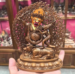 15CM Feng Shui Amaraja Buddha Copper Statue Collection 07FC0E-D4 - KOEEK