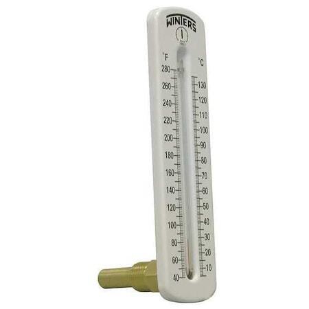 Winters TSW173LF Thermometer Analog -40°F to 110°F 1/2in NPT