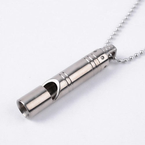 TC4 Titanium Keychain Outdoor Safety Whistle Camping Travel survival EDC Tool 07FC0E-D4 - KOEEK