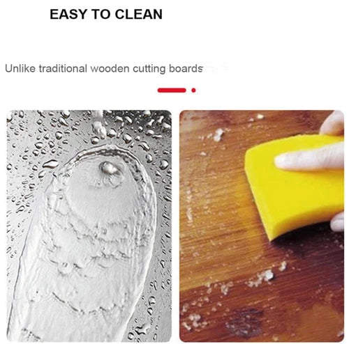 Titanium Double-Sided Cutting Boards Titanium Chopping Board For Kitchen Camping 07FC0E-D4 - KOEEK