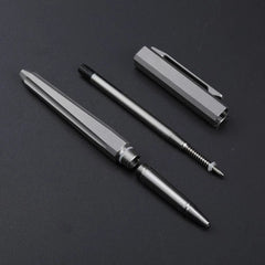 Titanium Ballpoint Pen Multifunctional EDC Pocket Pen Office Business Writing 07FC0E-D4 - KOEEK