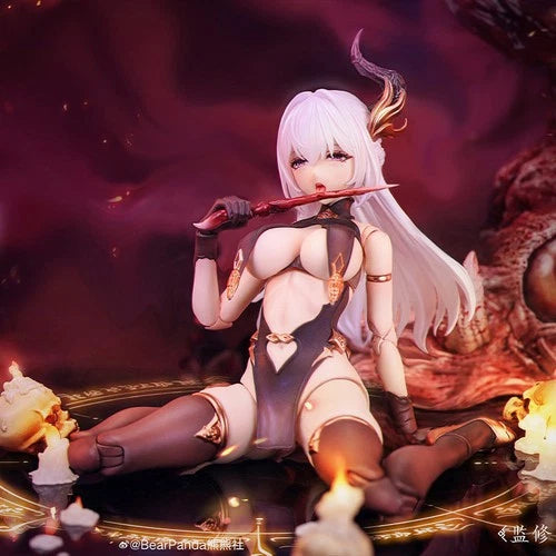 6'' BearPanda Eiifox 1/12 Scale Female Figure Model Action Figure Model In Box 07FC0E-D4 - KOEEK