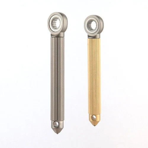 Titanium Brass S2 steel Multi Tools Card Screwdriver Pocket Outdoor keychain EDC 07FC0E-D4 - KOEEK