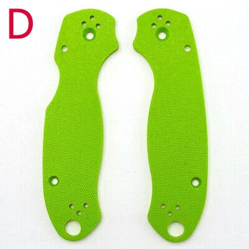 1 Pair G10 Material Scales Knife Handle Patch for Spyderco Para 3 C223 Solid 07FC0E-D4 - KOEEK