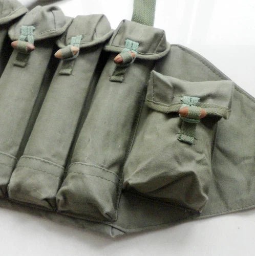 Chinese Army Type 79 Tokarev Ammo Pouch Chest Rig Magazine Pouch Canvas 07FC0E-D4 - KOEEK