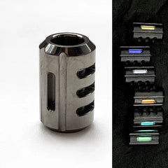 Titanium Knife Lanyard Bead Paracord Pendant Glow in the Dark 25 Years Life EDC 07FC0E-D4 - KOEEK